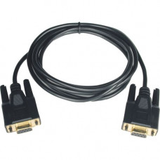 Tripp Lite 6ft Null Modem Serial DB9 RS232 Cable Adapter Gold F/F 6&#39;&#39; - DB-9 Female - DB-9 Female - 6ft - TAA Compliance P450-006
