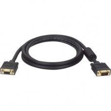 Tripp Lite 15ft VGA Coax Monitor Extension Cable with RGB High Resolution HD15 M/F 1080p 15&#39;&#39; - Coaxial for Monitor - Extension Cable - 10.01 ft - 1 x HD-15 Male Digital Audio/Video - 1 x HD-15 Female Digital Audio/Video - Gold Plated, Gol