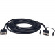 Tripp Lite VGA Coax Monitor Cable with audio, High Resolution cable with RGB coax - (HD15 and 3.5mm M/M) 25-ft. - TAA Compliance P504-025