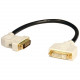 Tripp Lite DVI Dual Link Digital Extension Adapter Cable with 45 degree Left Plug - (DVI-D M/F) 1-ft. P562-001-45L