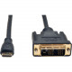 Tripp Lite Mini HDMI to DVI Digital Monitor Adapter Cable M/M 1080p 3&#39;&#39; 3ft - HDMI/DVI for Video Device, Camcorder, Digital Camera, Monitor - 3 ft - 1 x Mini HDMI Male Digital Audio/Video - 1 x DVI-D (Single-Link) Male Digital Video - Gold