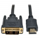 Tripp Lite HDMI to DVI Cable, Digital Monitor Adapter Cable - (HDMI to DVI-D M/M) 50-ft. - RoHS Compliance P566-050