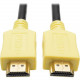 Tripp Lite 3ft Hi-Speed HDMI Cable Digital A/V UHD HDMI 4Kx2K M/M Yellow 3&#39;&#39; - HDMI for Monitor, TV, Projector, iPad, A/V Receiver, Audio/Video Device, Blu-ray Player, Camera - 1.28 GB/s - 3 ft - 1 x HDMI Male Digital Audio/Video - 1 x HDM