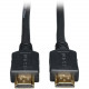 Tripp Lite High Speed HDMI Cable Ultra HD 4K x 2K Digital Video with Audio (M/M) Black 6ft - 6 ft HDMI A/V Cable for Audio/Video Device, Projector, LCD TV, Satellite Receiver, TV - First End: 1 x HDMI Male Digital Audio/Video - Second End: 1 x HDMI Male D