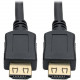 Tripp Lite High-Speed HDMI Cable w/ Gripping Connectors 1080p M/M Black 35ft 35&#39;&#39; - HDMI for Projector, Monitor, Notebook, Home Theater System, Tablet, Audio/Video Device, TV Box, HDTV, Blu-ray Player, Gaming Console - 35 ft - 1 x HDMI Mal