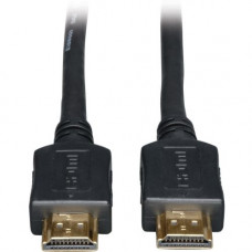 Tripp Lite High Speed HDMI Cable Ultra HD 1080p Digital Video with Audio (M/M) Black 30ft - HDMI for Audio/Video Device, TV, LCD TV, Projector, Blu-ray Player, Plasma, HDTV Set-top Boxes, A/V Receiver - 2.25 GB/s - 30 ft - 1 x HDMI Male Digital Audio/Vide