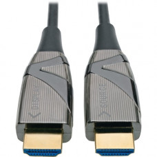 Tripp Lite P568-45M-FBR Fiber Optic Audio/Video Cable - 147.64 ft Fiber Optic A/V Cable for TV, Audio/Video Device, Notebook, Home Theater System, Tablet, HDTV, Blu-ray Player, Chromebook, Projector, Monitor, MacBook - First End: 1 x HDMI Male Digital Aud