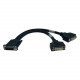 Tripp Lite 1ft DMS-59 Graphics Card to Dual DVI Splitter Y Cable M/Fx2 - (M to 2x DVI-I F) 1-ft. - RoHS, TAA Compliance P576-001
