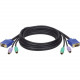 Tripp Lite 10ft PS/2 Cable Kit for B007-008 KVM Switch 3-in-1 Kit - 10ft - Black - RoHS Compliance P753-010