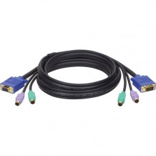 Tripp Lite 15ft PS/2 Cable Kit for B007-008 KVM Switch 3-in-1 Kit - 15ft - Black P753-015