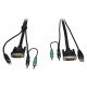 Tripp Lite 10ft Cable Kit for DVI / USB / Audio Secure KVM Switches - for KVM Switch, Speaker, Microphone, Audio/Video Device, Keyboard, Mouse, Monitor - 10 ft - 1 x DVI-D Male Digital Video, 1 x Type A Male USB, 2 x Mini-phone Male Audio - 1 x DVI-D Male