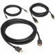 Tripp Lite HDMI KVM Cable Kit - 4K HDMI, USB 2.0, 3.5 mm Audio (M/M), Black, 10 ft. P782-010-HA