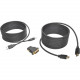 Tripp Lite 15ft HDMI DVI USB KVM Cable Kit USB A/B Keyboard Video Mouse 15&#39;&#39; P782-015-DH