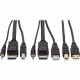 Tripp Lite P783-010-U KVM Cable - 9.84 ft KVM Cable for KVM Switch, Computer - First End: 1 x Mini-phone Male Audio, First End: 1 x DisplayPort Male Digital Audio/Video, First End: 1 x Type A Male USB - Second End: 1 x Mini-phone Male Audio, Second End: 1