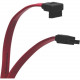 Tripp Lite 24in Serial ATA SATA Right Angle Signal Cable 7Pin / 7Pin-Down - SATA for Hard Drive, SATA Controller - 2 ft - 1 x SATA Male - 1 x SATA Male - Shielding - Red" - RoHS Compliance P942-24I