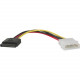 Tripp Lite 6in Serial ATA SATA Power Cable 4Pin Molex to 15Pin - (4Pin Molex to 15pin) 6-in. P944-06I