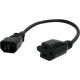 Startech.Com 1 ft Computer Power Cord IEC 320 C14 to NEMA 5-15R - 1ft - RoHS Compliance PAC100