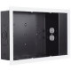 Milestone Av Technologies Chief In-Wall Storage Box PAC525FWP2 - Storage box - for audio/video components - black, white flange - in-wall mounted - TAA Compliance PAC525FWP2