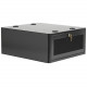 Chief Secure Storage Cabinet - 19" 4U Wide for A/V Equipment - Black Powder Coat - 40 lb x Maximum Weight Capacity PAC735B