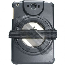 CTA Digital Anti-Theft Case with Built-In Grip Stand for iPad mini - Black - TAA Compliance PAD-ACGM