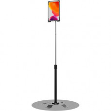 CTA Digital Security Enclosure Height-Adjustable Gooseneck Floorstand - Up to 10.5" Screen Support - 55" Height - Metal PAD-AFS10