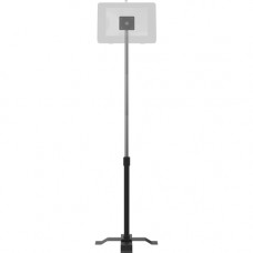 CTA Digital VESA-Compatible, Height-Adjustable Floor Stand - Up to 11" Screen Support - 55" Height - Steel, Metal PAD-AFSVP