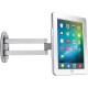 CTA Digital Jointed Wall Mount Security Enclosure Ipad 2-4 Air Pro - 9.7" Screen Support - Silver PAD-AWSEA