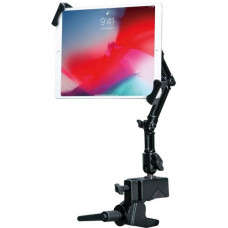 CTA Digital Clamp Mount for Tablet, iPad mini, iPad, iPad Pro - 14" Screen Support - TAA Compliance PAD-CFDCMS