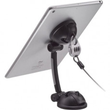 CTA Digital Suction Mount Stand with Theft Deterrent Lock for iPad, Tablets & Smartphones - Steel, Acrylonitrile Butadiene Styrene (ABS), Nylon, Rubber, Plastic - 1 - TAA Compliance PAD-SMT