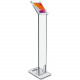 CTA Digital Premium Security Translucent Acrylic Stand - Up to 10.5" Screen Support - 50" Height x 15" Width x 10.5" Depth - Floor - Acrylic - Translucent PAD-STAS