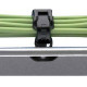 Panduit Cable Tie Mount - Black - 1000 Pack - Nylon 6.6 - TAA Compliance PBMSL-H25-M30