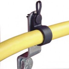 PANDUIT Pan-Clamp Heavy Duty Fixed Diameter Clamp - Black - 100 Pack - TAA Compliance PC038-H25D-C0