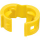 Panduit Patch Cord Color Band, Yellow - Snap-on Band - Yellow - 25 Pack - TAA Compliance PCBANDYL-Q