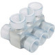 Panduit Pan-Lug Terminal Connector - Multi-tap Terminal - Clear - TAA Compliance PCSB600-3-3Y