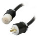 APC - Power extension cable - NEMA L21-20 (M) to NEMA L21-20 (F) - 24 ft - black PDW24L21-20XC