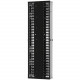 Panduit Dual Sided Manager - Black - 1 Pack - 45U Rack Height - Steel, Acrylonitrile Butadiene Styrene (ABS), Metal - TAA Compliance PE2VD12