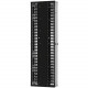 Panduit Dual Sided Manager - Black - 1 Pack - 45U Rack Height - Steel, Acrylonitrile Butadiene Styrene (ABS), Metal - TAA Compliance PE2VD12