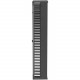Panduit PatchRunner 2 Vertical Cable Manager - Black - 1 Pack - 45U Rack Height - Steel, Acrylonitrile Butadiene Styrene (ABS) - TAA Compliance PE2VFD06