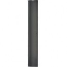 Panduit PED6B1 Door Panel - Steel - Black - 45U Rack Height - 82.8" Height - 6.1" Width - 1.5" Depth - TAA Compliance PED6B1