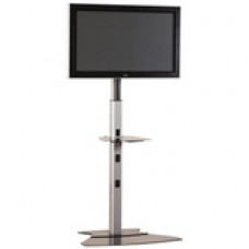 Milestone Av Technologies Chief PF1-US - Stand - telescopic - for flat panel - aluminum - silver - floor-standing PF1US