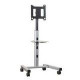 Milestone Av Technologies Chief PFC2000S - Cart for LCD display - silver - for Sharp LC-40LE600, 40LE810, 40LE820, 42, 42D62, 42DH77, 42SB48, 45, 46D654, 46D78, 46DH77 PFC2000S
