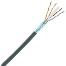 Panduit Cat.6a F/UTP Network Cable - 1000 ft Category 6a Network Cable for Network Device - Bare Wire - Bare Wire - Black - 1 Pack PFO6X04BL-CEG