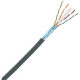 Panduit Cat.6a F/UTP Network Cable - 1000 ft Category 6a Network Cable for Network Device - Bare Wire - Bare Wire - Black - 1 Pack PFO6X04BL-CEG
