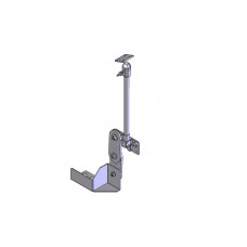 Havis PKG-FAM-111 - Mounting kit (mounting base, flexible arm) - for tablet / keyboard - steel - black powder coat - car seat bolts - TAA Compliance PKG-FAM-111
