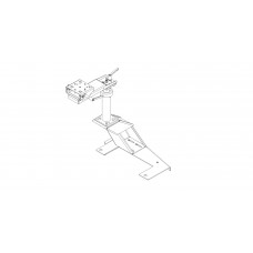 Havis PKG-PSM-162 - Mounting kit (pole, base plate, top offset plate, tilt/swivel mount) - for notebook - car seat bolts - TAA Compliance PKG-PSM-162