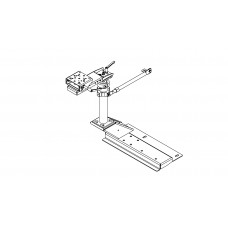 Havis PKG-PSM-184 - Mounting kit (pole, base plate, top offset plate, tilt/swivel mount) - for notebook / keyboard / docking station - car seat bolts - TAA Compliance PKG-PSM-184