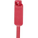 Panduit Cable Tie - Red - 500 Pack - 50 lb Loop Tensile - Nylon 6.6 - TAA Compliance PLM2S-D2
