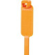 Panduit Cable Tie - Orange - 500 Pack - 50 lb Loop Tensile - Nylon 6.6 - TAA Compliance PLM2S-D3