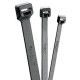 PANDUIT Pan-Ty Weather Resistant Nylon 12 Cable Tie - Black - 1000 Pack - TAA Compliance PLT1.5I-M120