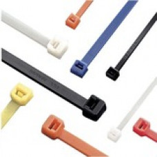 Panduit Pan-Ty Cable Tie - White - 1000 Pack - 18 lb Loop Tensile - Nylon 6.6 - TAA Compliance PLT1.5M-M10